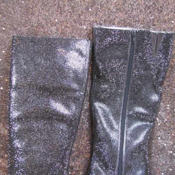 INC sparkly knee high boots 7.5 - Picture 5 of 11